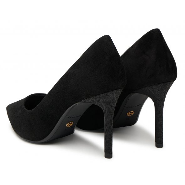 Tamaris Δερμάτινη Γόβα 1-22480-42 098 Black Comb