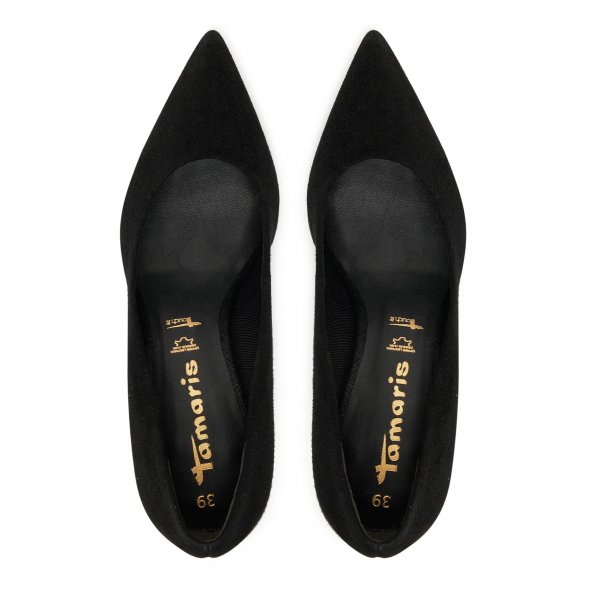 Tamaris Δερμάτινη Γόβα 1-22480-42 098 Black Comb