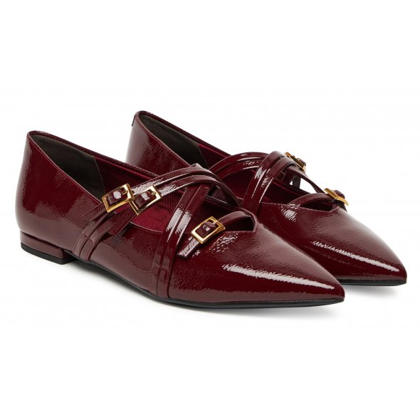 Tamaris Μπαλαρίνες 1-22160-45 568 Merlot