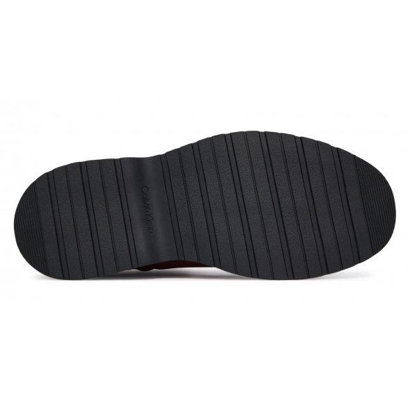 Calvin Klein Ανδρικό Δερμάτινο Μποτάκι YM0YM01371 0HD Καφέ