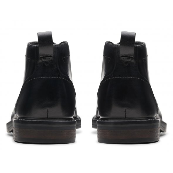 Clarks Aldwin Chukka 26179683 Black Leather