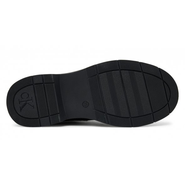 Calvin Klein Μποτάκι Flat V3X5-83185-1453 999 Μαύρο