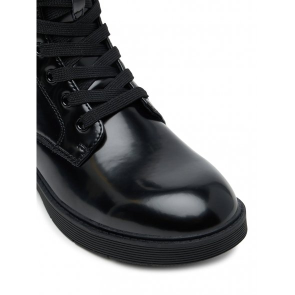 Calvin Klein Μποτάκι Flat V3X5-83185-1453 999 Μαύρο