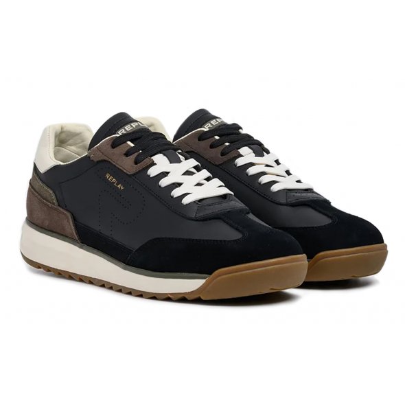 Replay Ανδρικό Sneaker Yard Sport RSIB0001L 0003 Μαύρο