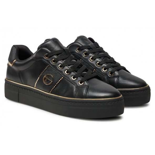 Tamaris Δερμάτινο Sneaker 1-23724-42 007 Black Uni