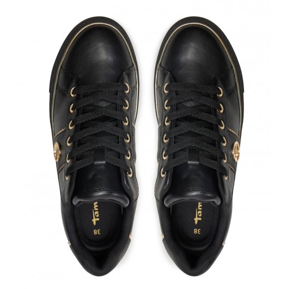 Tamaris Δερμάτινο Sneaker 1-23724-42 007 Black Uni