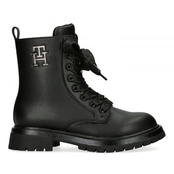Tommy Hilfiger Μποτάκι Flat T3A5-34154-1355 999 Μαύρο