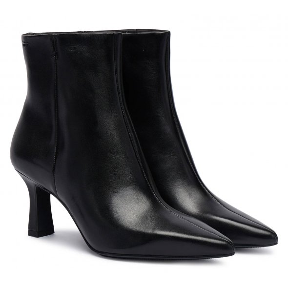 Tamaris Δερμάτινο Μποτάκι 1-25358-45 003 Black Leather