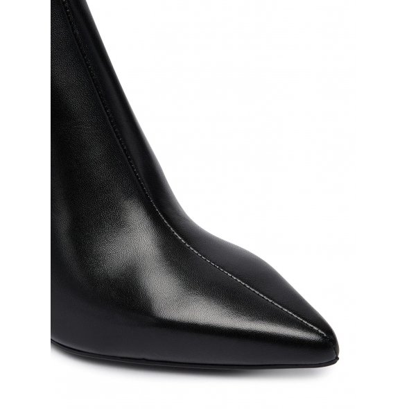Tamaris Δερμάτινο Μποτάκι 1-25358-45 003 Black Leather