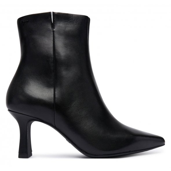 Tamaris Δερμάτινο Μποτάκι 1-25358-45 003 Black Leather