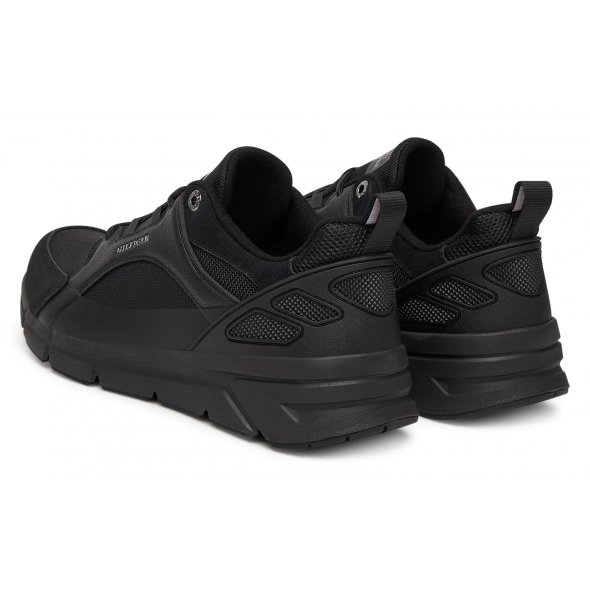 Tommy Hilfiger Ανδρικό Sneaker Comfort Run Outdoor FM0FM05639 BDS Μαύρο