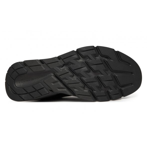 Tommy Hilfiger Ανδρικό Sneaker Comfort Run Outdoor FM0FM05639 BDS Μαύρο