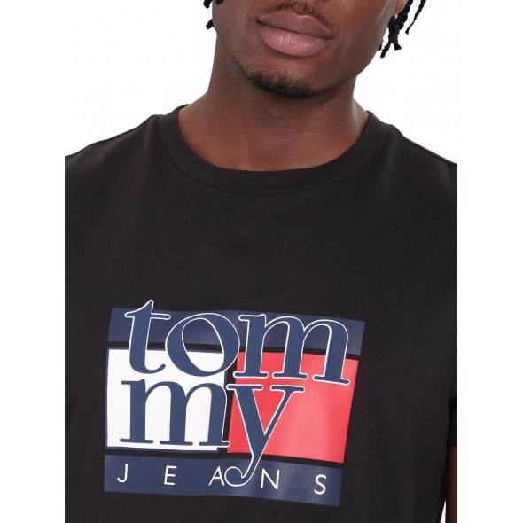 Tommy Hilfiger Ανδρικό T-Shirt DM0DM21977 BDS Μαύρο