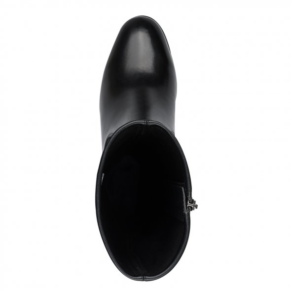 Tamaris Δερμάτινη Μπότα 1-25527-45 001 Μαύρο