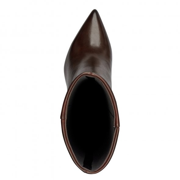 Tamaris Δερμάτινη Μπότα 1-25556-45 342 Mahogany