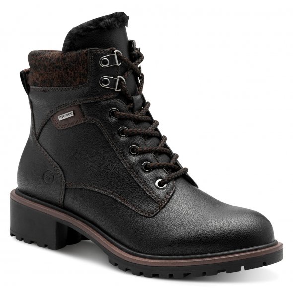 Tamaris Γυναικείο Αδιάβροχο Μποτάκι 1-26266-43 020 Black Matt