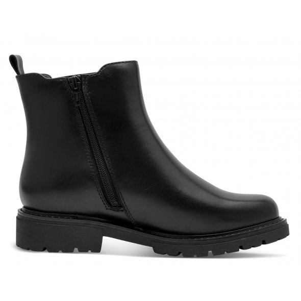 Jana 100% Comfort Γυναικείο Μποτάκι Flat 8-25700-45 001 Μαύρο