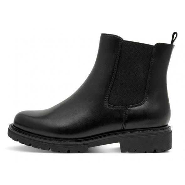 Jana 100% Comfort Γυναικείο Μποτάκι Flat 8-25700-45 001 Μαύρο