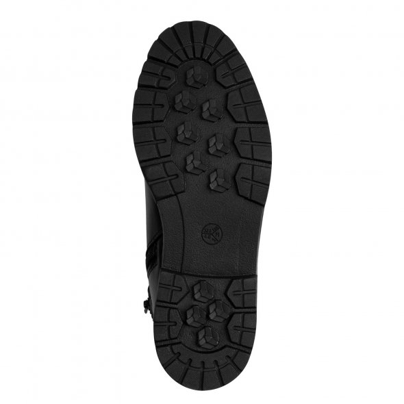 Jana 100% Comfort Γυναικείο Μποτάκι Flat 8-25700-45 001 Μαύρο