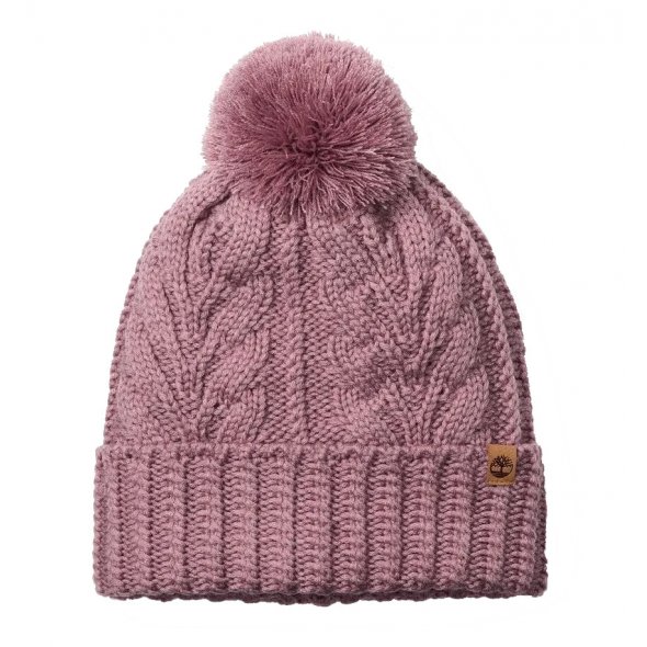 Timberland Cable Pom Beanie TB0A65U2EZH1 Μωβ