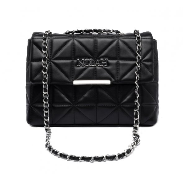 Nolah Γυναικεία Τσάντα Mafalda Black Silver
