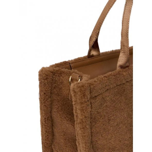 Replay Γυναικεία Τσάντα Teddy Fake Fur Tote FW3815.000 A1002A 0203 Καφέ