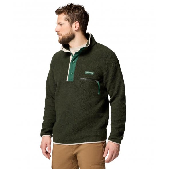 Columbia Ανδρική μπλούζα Helvetia™ II Half Snap Fleece 367 Πράσινο