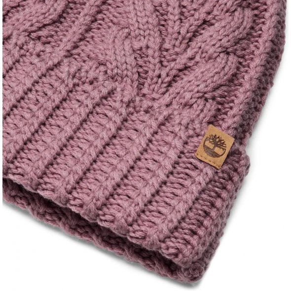 Timberland Cable Pom Beanie TB0A65U2EZH1 Μωβ
