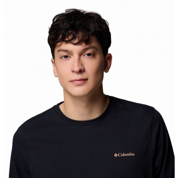 Columbia Ανδρική Μπλούζα CSC™ Seasonal Logo LS Tee 2013545 007 Μαύρο