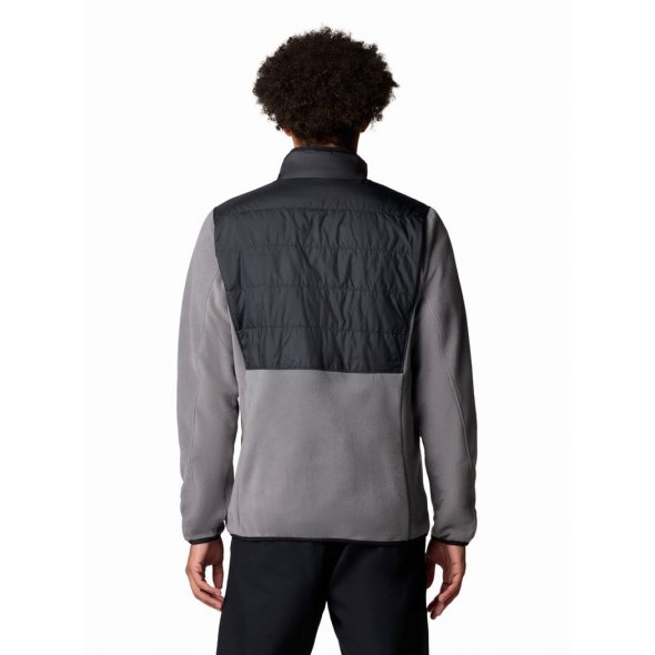Columbia Ανδρική Ζακέτα Basin Butte™ Full Zip Fleece II 2101761 023 City Grey/Black