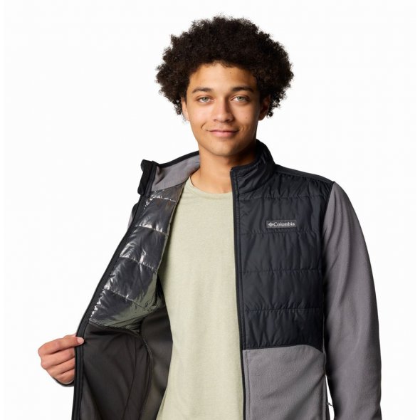Columbia Ανδρική Ζακέτα Basin Butte™ Full Zip Fleece II 2101761 023 City Grey/Black
