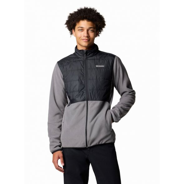 Columbia Ανδρική Ζακέτα Basin Butte™ Full Zip Fleece II 2101761 023 City Grey/Black