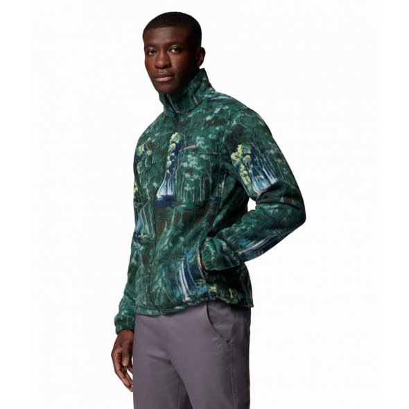 Columbia Ανδρική Ζακέτα Steens Mountain™ Printed Jacket 1478231 375 Πράσινο