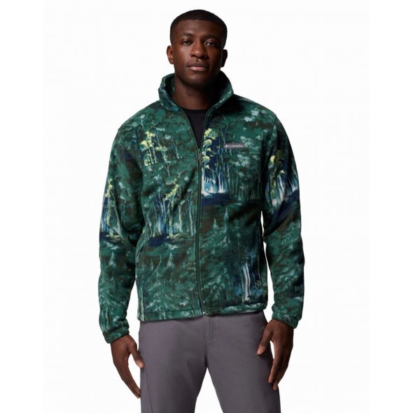 Columbia Ανδρική Ζακέτα Steens Mountain™ Printed Jacket 1478231 375 Πράσινο