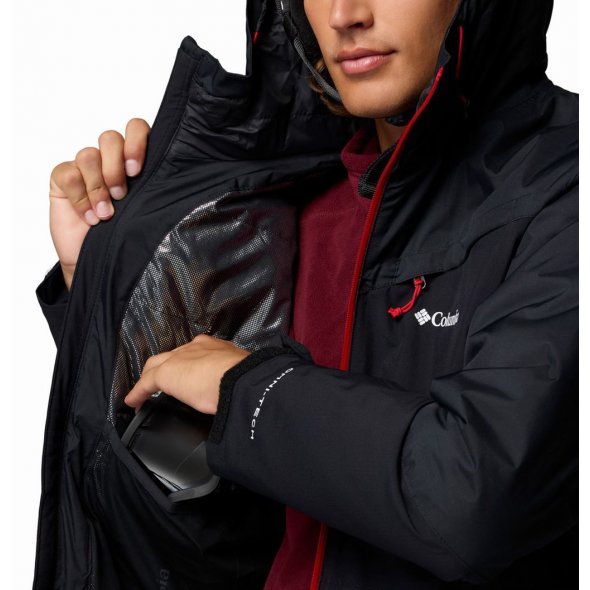 Columbia Ανδρικό Μπουφάν Iceberg Point™ II Jacket 2113941 009 Μαύρο