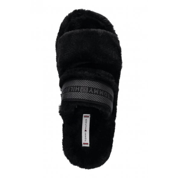 Tommy Hilfiger Γυναικείες Παντόφλες Σπιτιού FW0FW08854 BDS Μαύρο