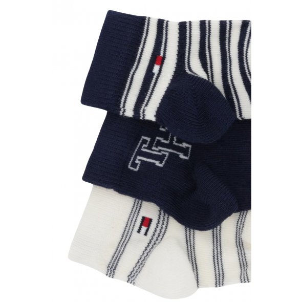 Tommy Hilfiger Σετ 3 Ζευγάρια Παιδικές Κάλτσες 701236342 002 Μπλε