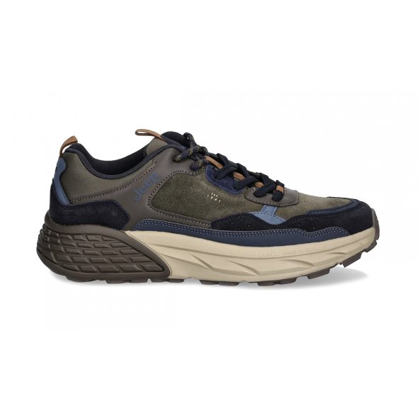 Jeep Ανδρικό Δερμάτινο Sneaker Groove JM52070A 280 Catfish