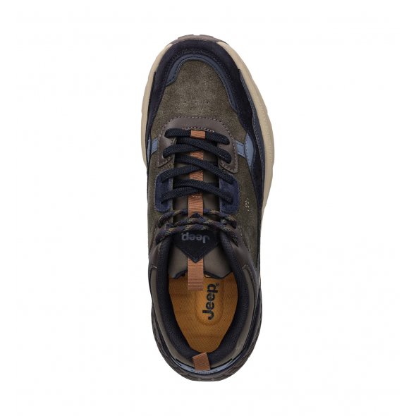 Jeep Ανδρικό Δερμάτινο Sneaker Groove JM52070A 280 Catfish