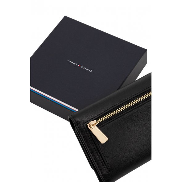 Tommy Hilfiger Γυναικείο Πορτοφόλι AW0AW17737 BDS Μαύρο