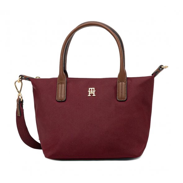 Tommy Hilfiger Γυναικεία Τσάντα Popette Mini AW0AW17709 VLP Μπορντώ