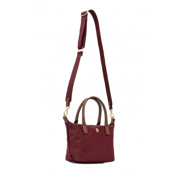 Tommy Hilfiger Γυναικεία Τσάντα Popette Mini AW0AW17709 VLP Μπορντώ