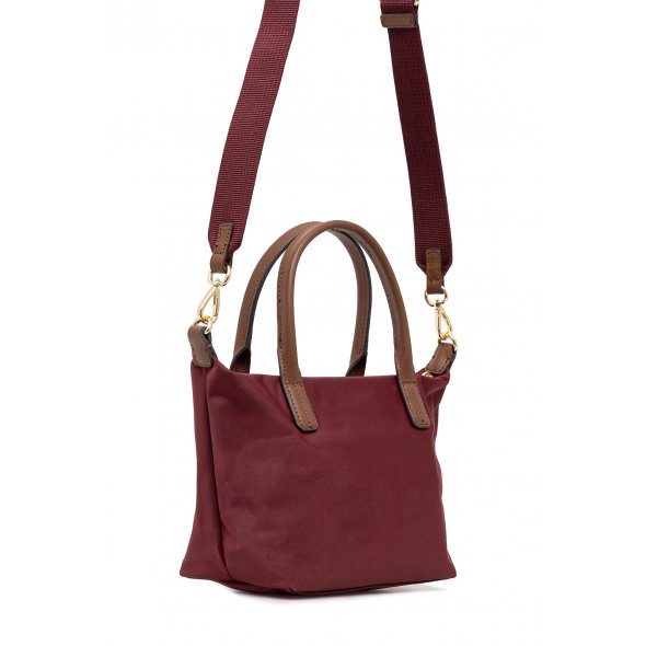 Tommy Hilfiger Γυναικεία Τσάντα Popette Mini AW0AW17709 VLP Μπορντώ