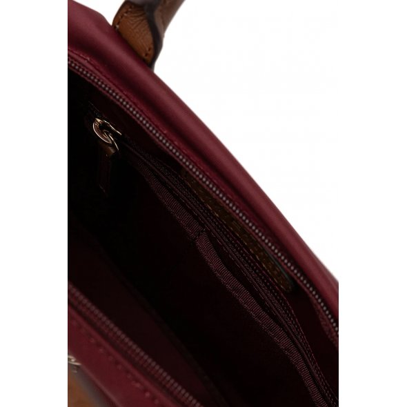 Tommy Hilfiger Γυναικεία Τσάντα Popette Mini AW0AW17709 VLP Μπορντώ