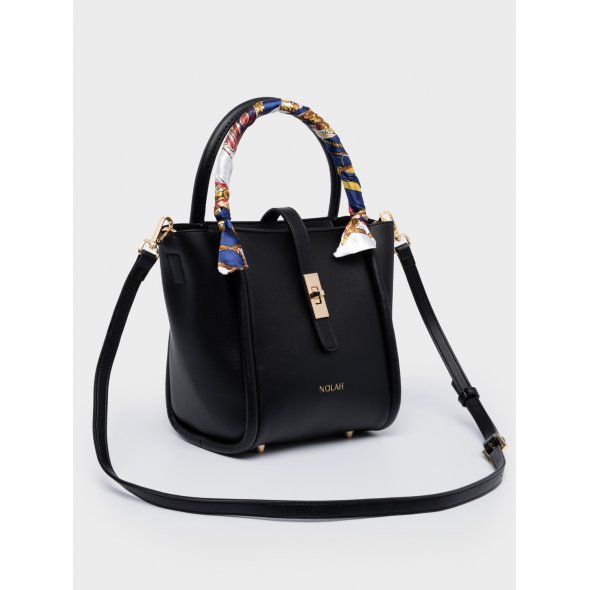 Nolah Γυναικεία Τσάντα Bridgerton Black Light Gold