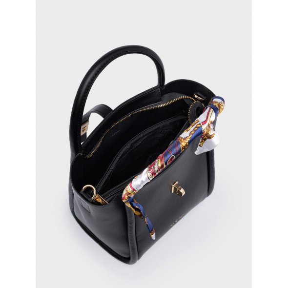 Nolah Γυναικεία Τσάντα Bridgerton Black Light Gold