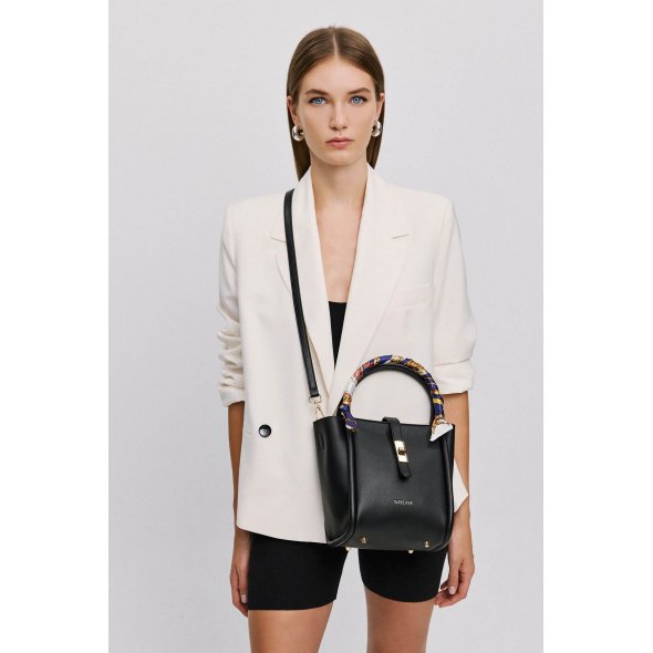 Nolah Γυναικεία Τσάντα Bridgerton Black Light Gold