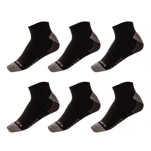 Columbia Σετ 6 Ζευγάρια Ανδρικές Κάλτσες Athletic Fashion C1181M Μαύρο