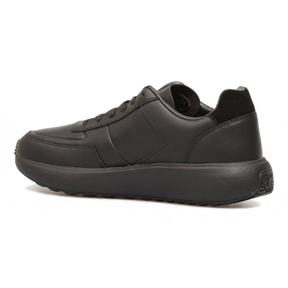 Calvin Klein Ανδρικό Δερμάτινο Sneaker HM0HM01957 0GJ Μαύρο
