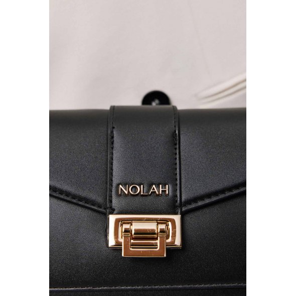 Nolah Γυναικεία Τσάντα Danny Black Light Gold